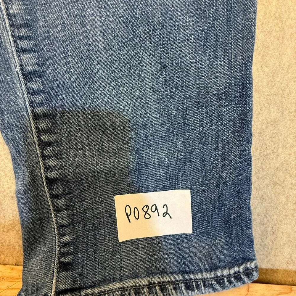 Levis 511 Slim Fit Jeans Mens 40x32 Medium Wash Blue Denim 04511-1919 Distressed